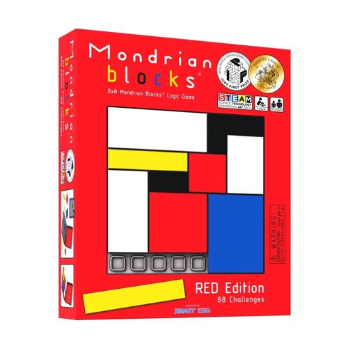 Mondrian Blocks Red