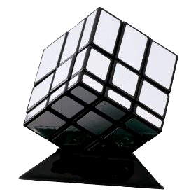 Silver Mirror Cube